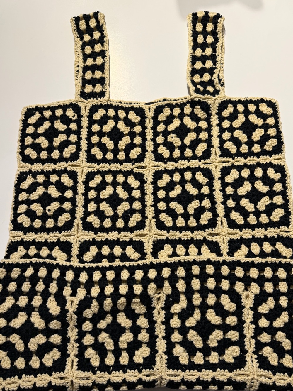 VICI Solana Patchwork Crochet Mini Cover Up Dress - Picture 2 of 8